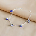 Single line Evil Eye Bracelet